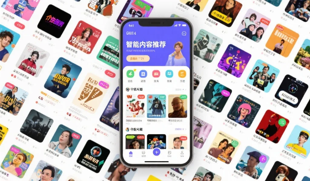 智能推荐内容界面